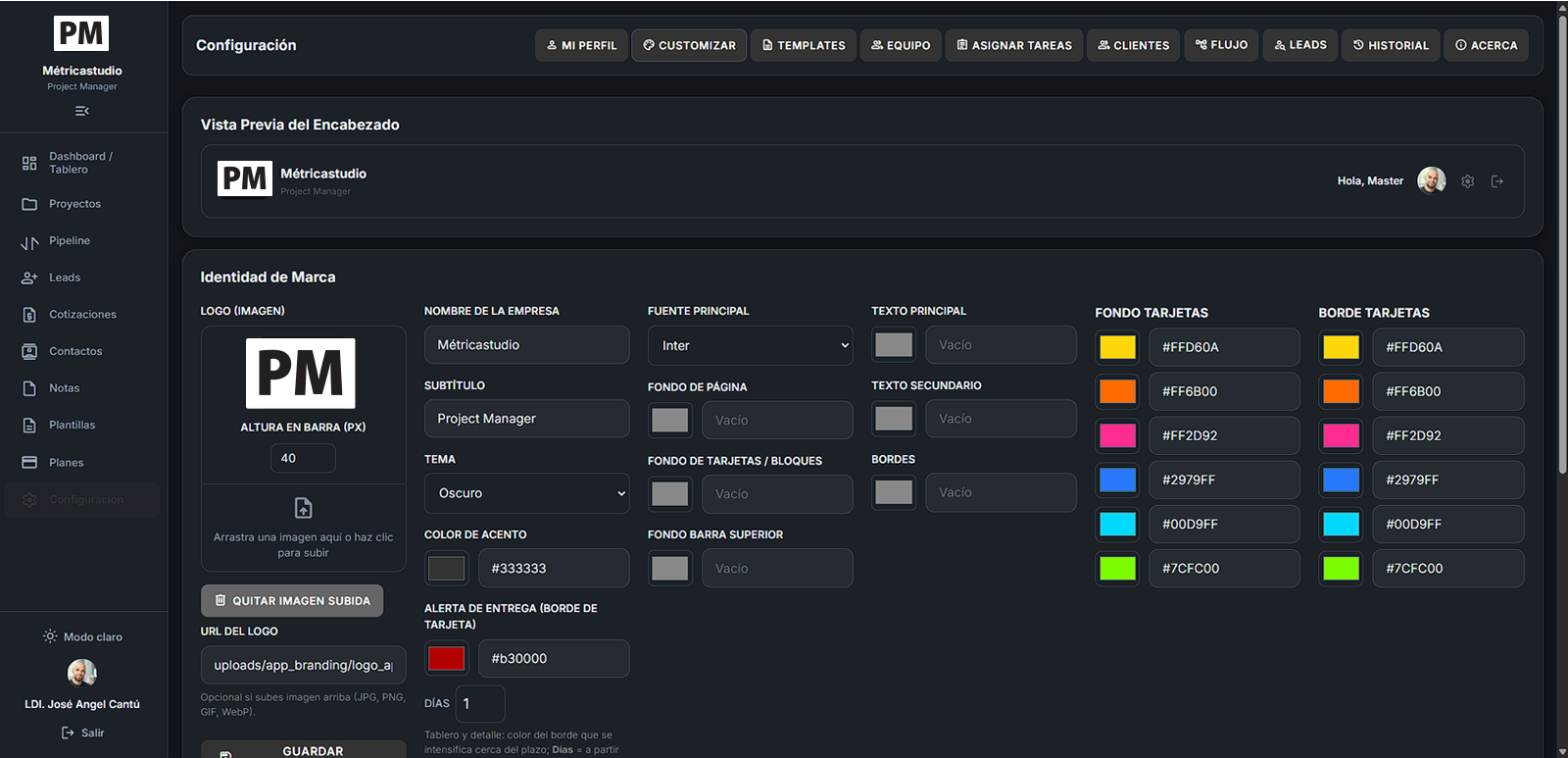 Customizar