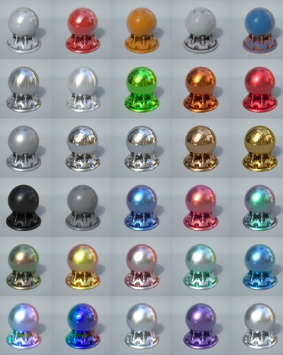 Fstorm Metal Material Library